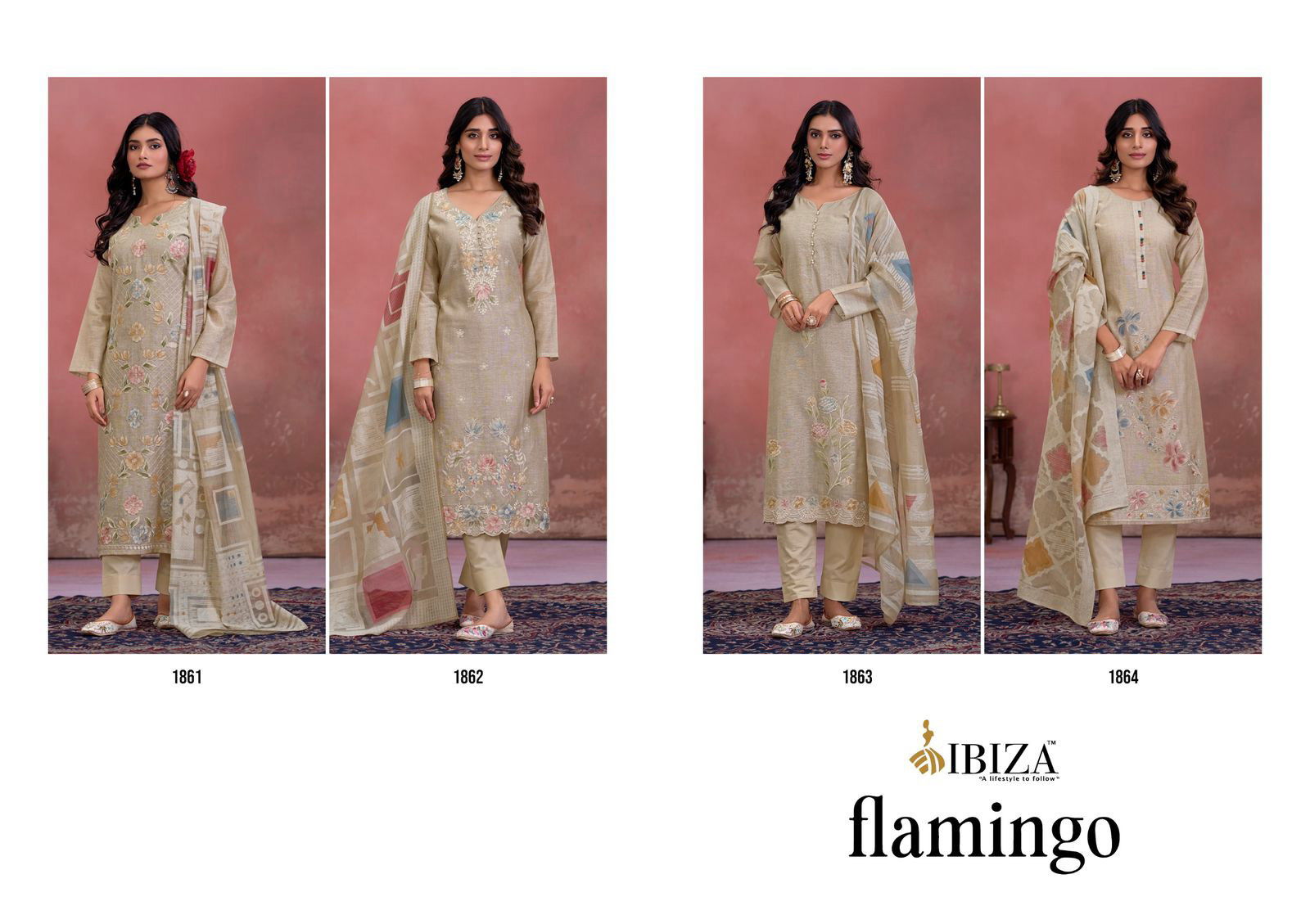 Flamingo by Ibiza Embroidered Fancy Salwar Kameez Collection